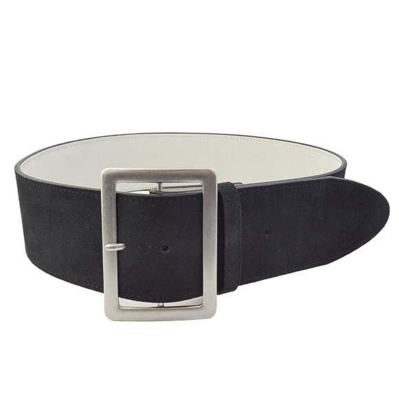 Wide Quality Cow Genuine Suede Belt - Picture 1 of 3